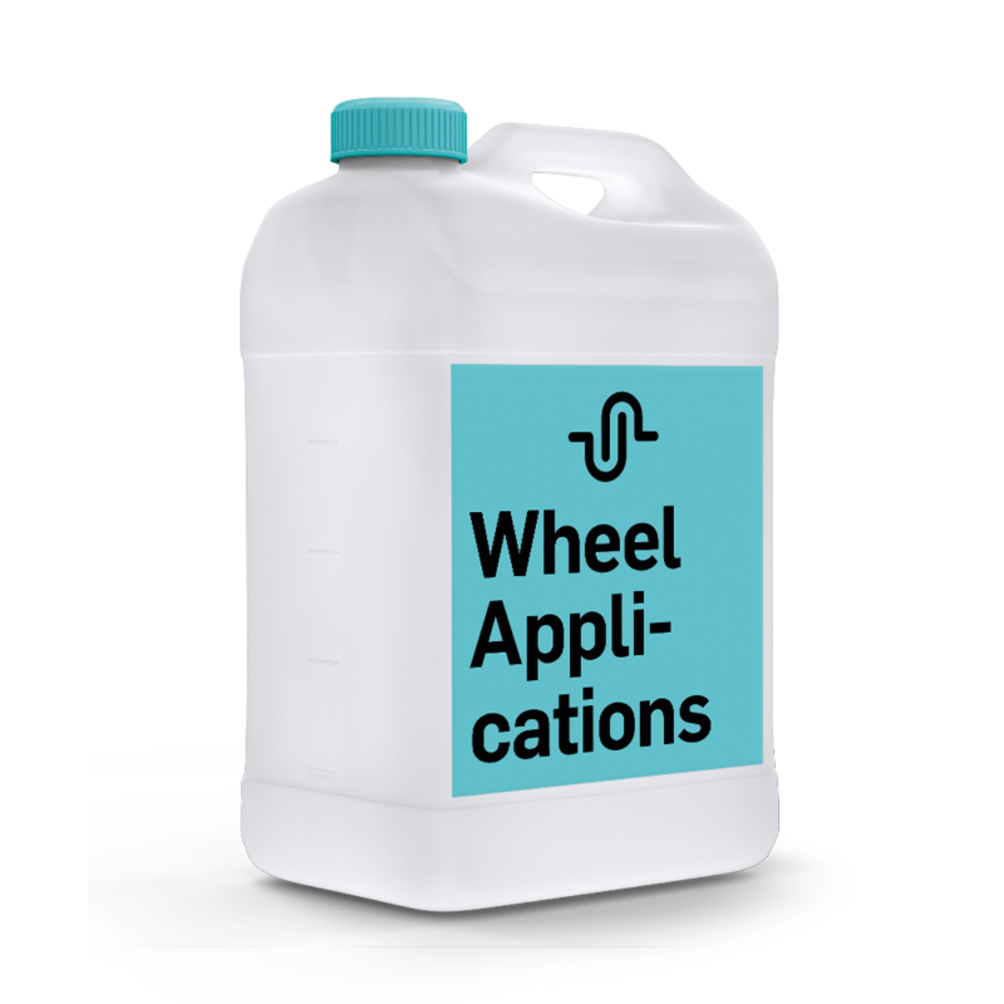 Wheel cleaner container for removing brake dust and road grime
